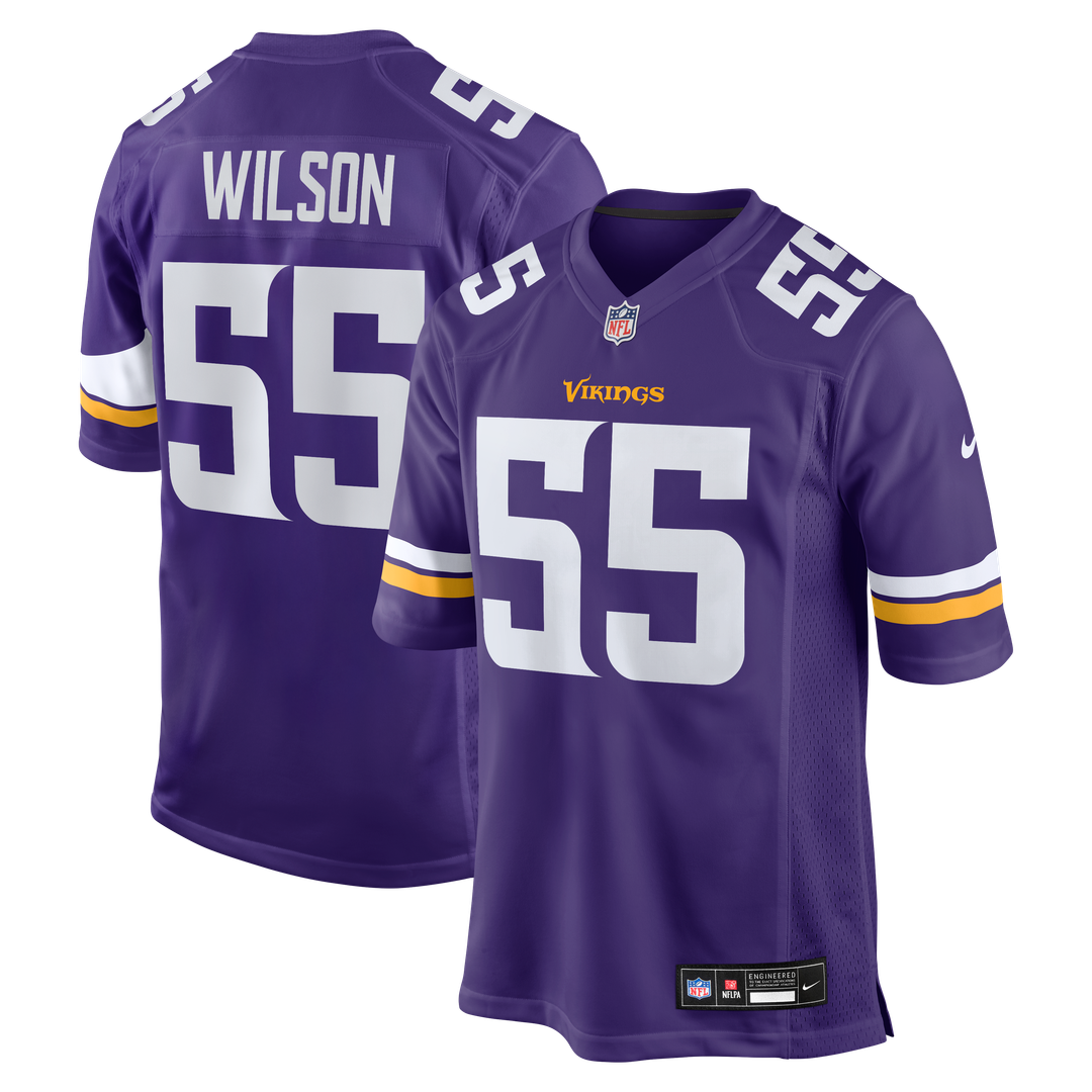 Eric Wilson Minnesota Vikings Nike Team Game Jersey - Purple Official NFL Team Apparel Football Fan Gear