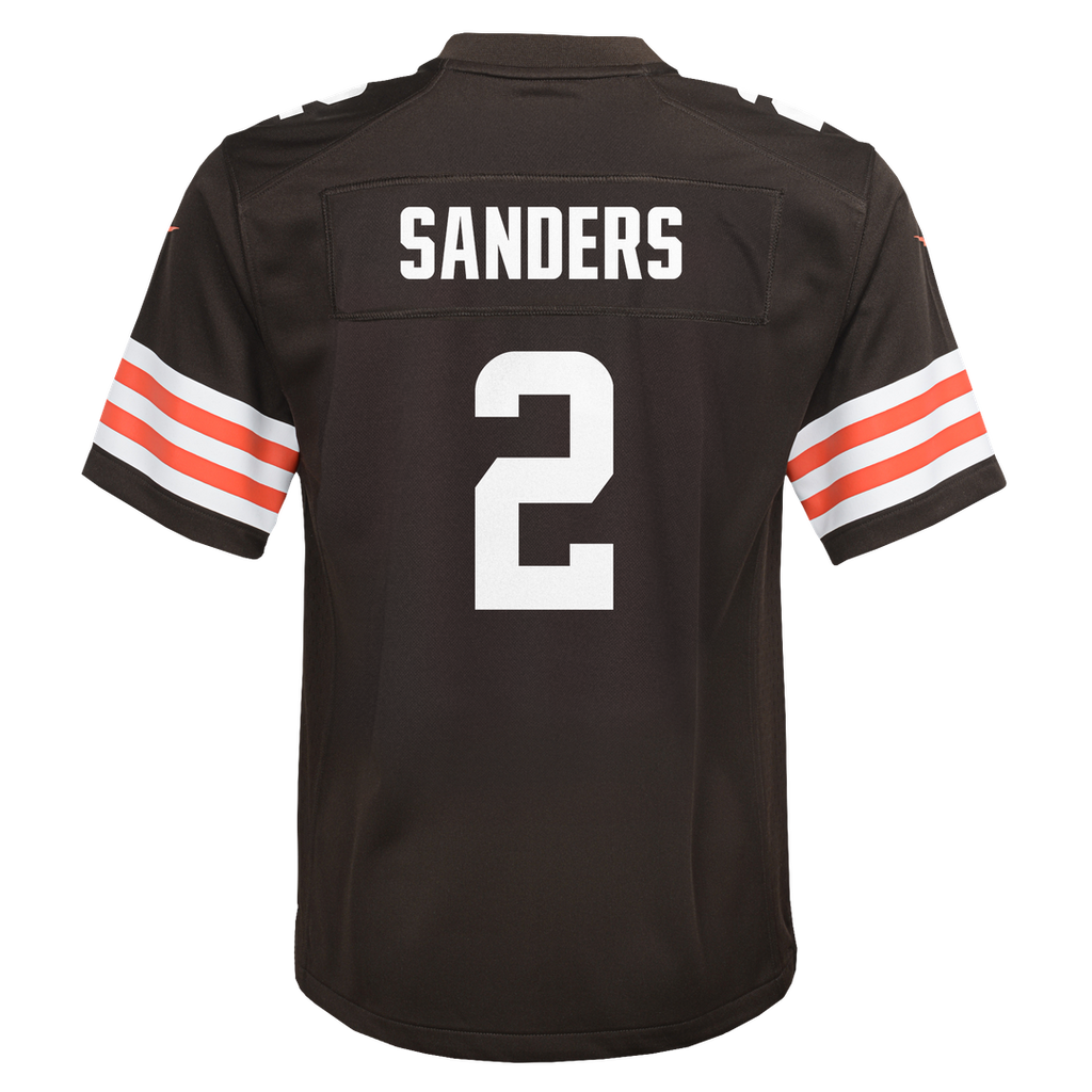Shedeur Sanders Cleveland Browns Nike Youth Game Jersey - Brown Official NFL Team Apparel Football Fan Gear