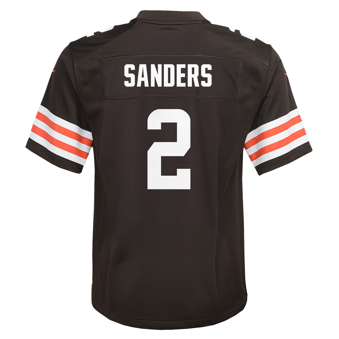 Shedeur Sanders Cleveland Browns Nike Youth Game Jersey - Brown Official NFL Team Apparel Football Fan Gear