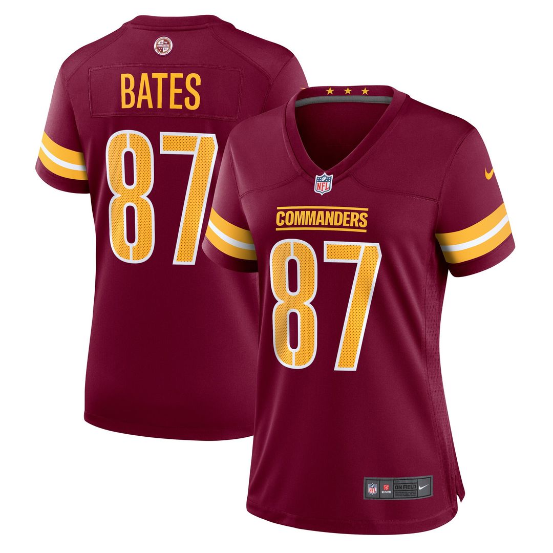 John Bates Washington Commanders Nike Women's Game Jersey - Burgundy Official NFL Team Apparel Football Fan Gear