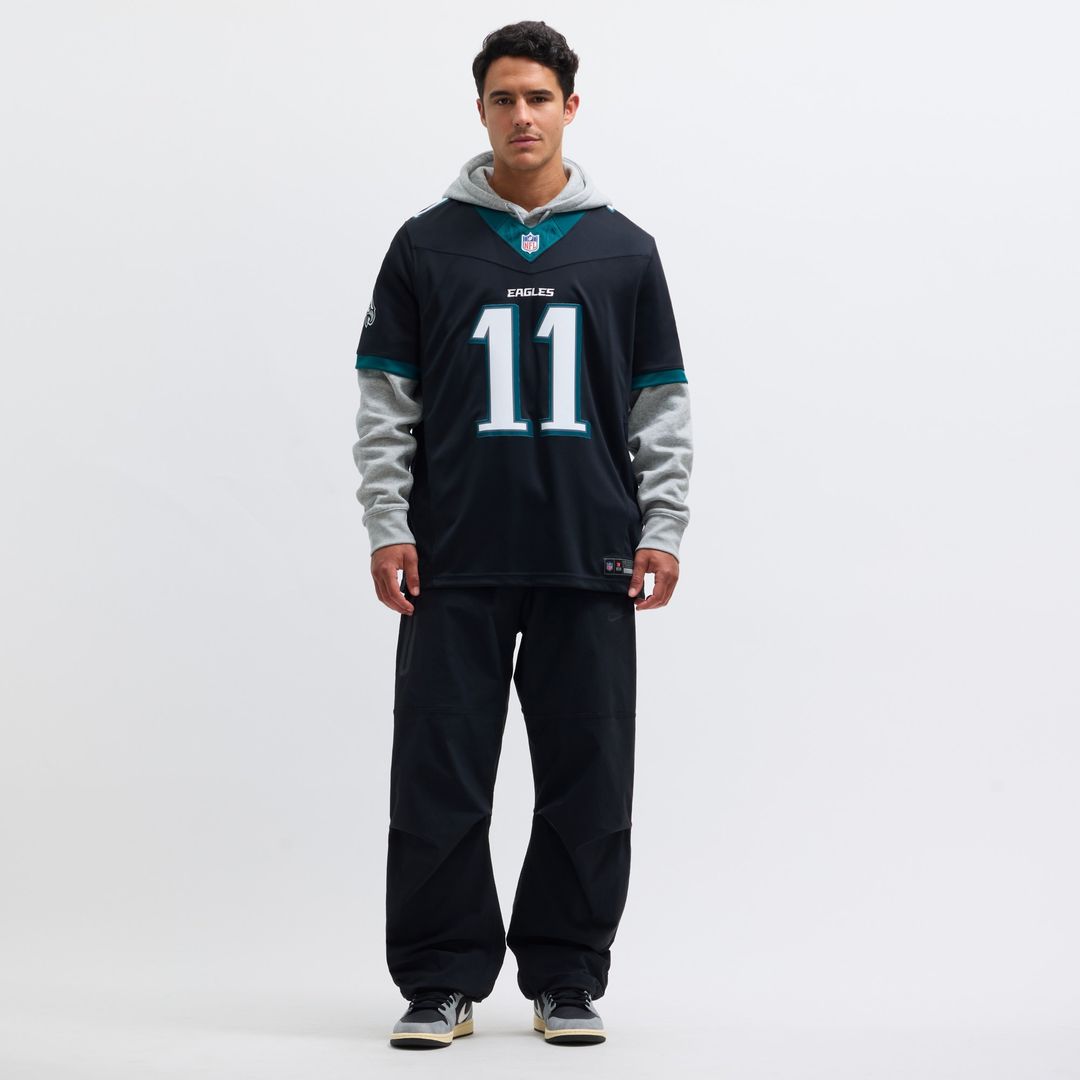 A.J. Brown Philadelphia Eagles Nike Alternate Vapor F.U.S.E. Limited Jersey - Black Official NFL Team Apparel Football Fan Gear