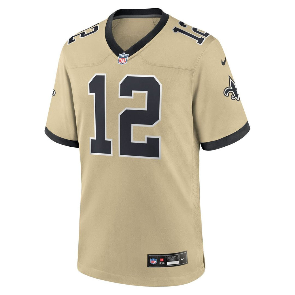 Chris Olave New Orleans Saints Nike Youth Game Jersey - White Official NFL Team Apparel Football Fan Gear
