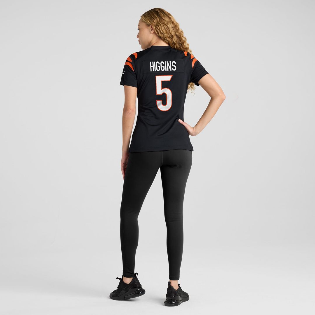 Tee Higgins Cincinnati Bengals Nike Women's Game Player Jersey - Black Official NFL Team Apparel Football Fan Gear