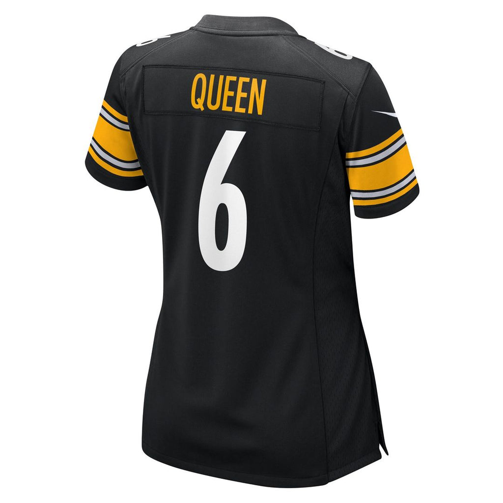Patrick Queen Pittsburgh Steelers Nike Women's Team Game Jersey - Black Official NFL Team Apparel Football Fan Gear