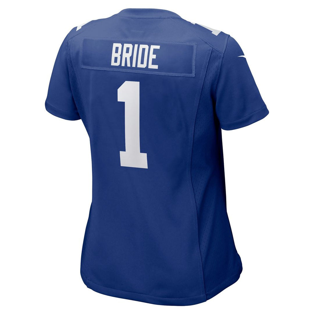 Number 1 Bride New York Giants Nike Women's Game Jersey - Royal Official NFL Team Apparel Football Fan Gear