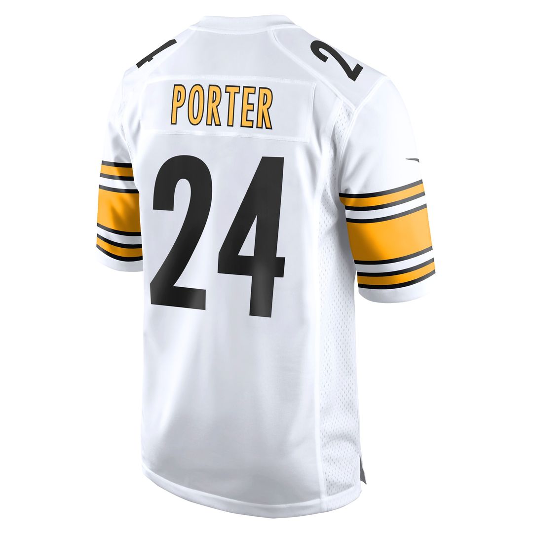 Joey Porter Jr. Pittsburgh Steelers Nike Away Game Jersey - White Official NFL Team Apparel Football Fan Gear