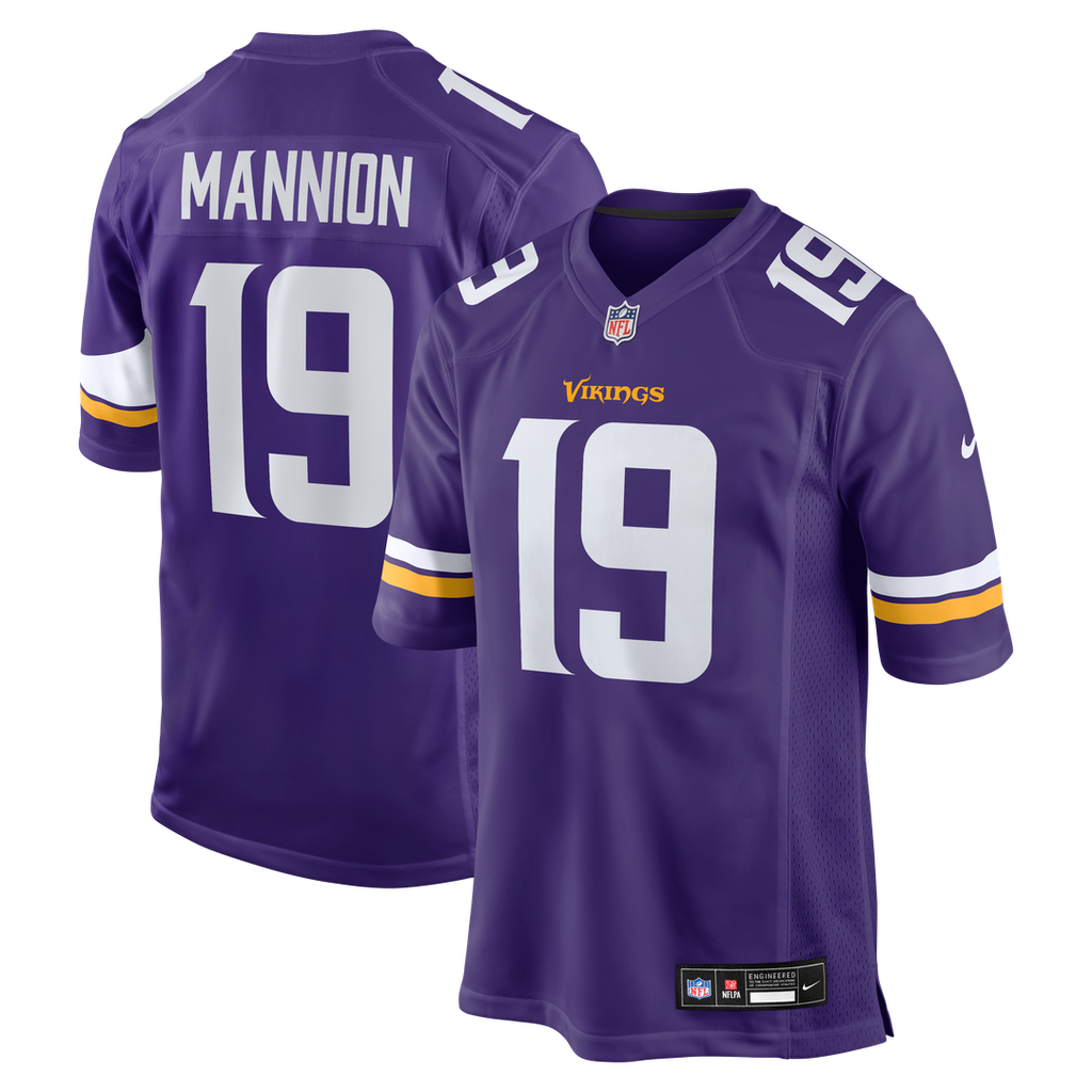 Sean Mannion Minnesota Vikings Nike Game Jersey - Purple Official NFL Team Apparel Football Fan Gear