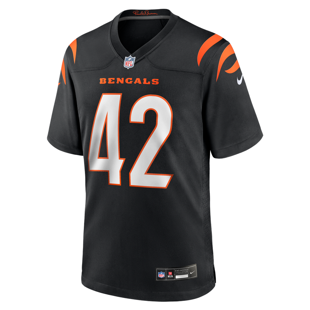 Oren Burks Cincinnati Bengals Nike Team Game Jersey - Black Official NFL Team Apparel Football Fan Gear