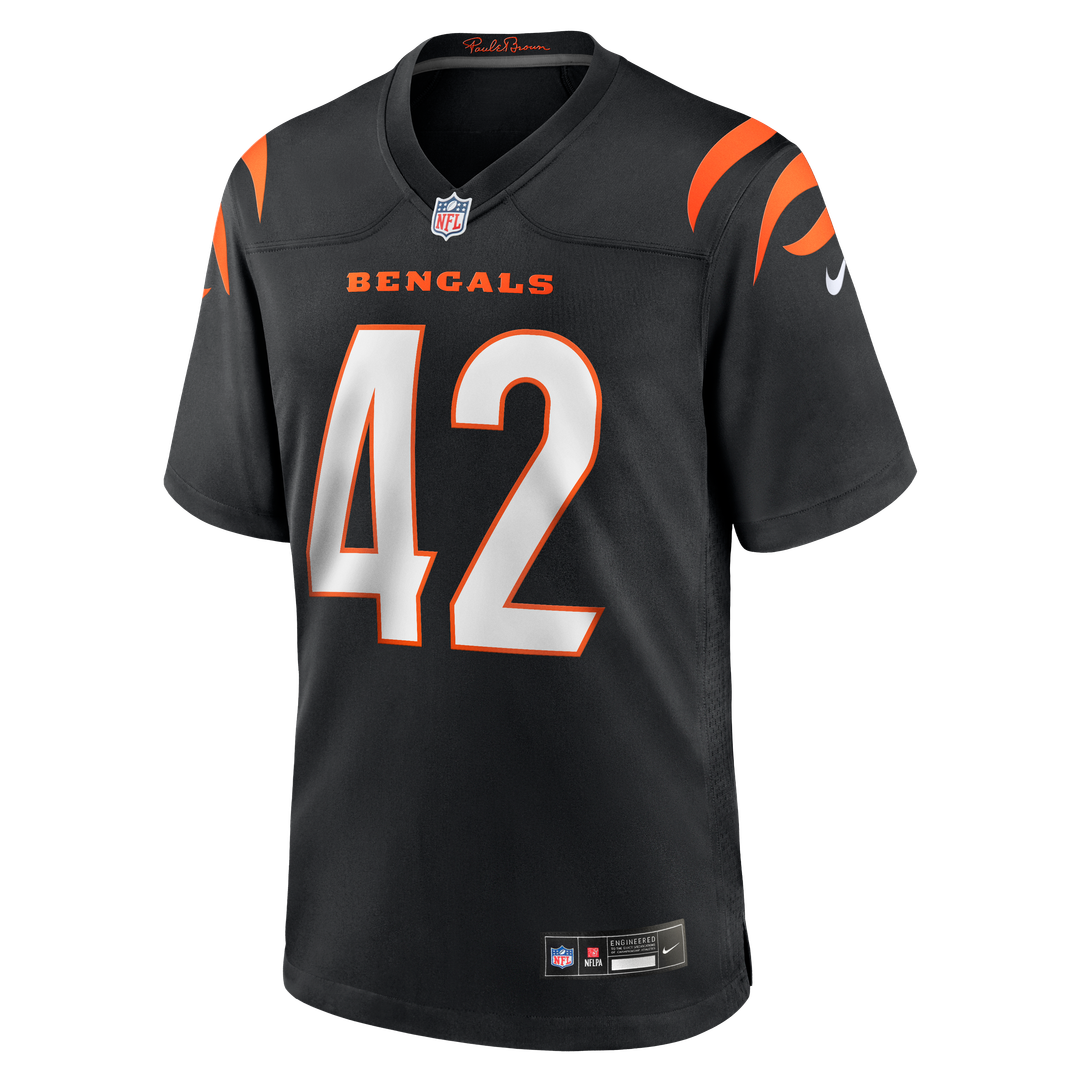 Oren Burks Cincinnati Bengals Nike Team Game Jersey - Black Official NFL Team Apparel Football Fan Gear
