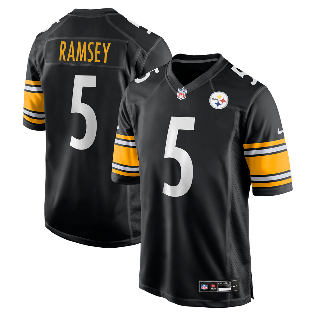 Jalen Ramsey Pittsburgh Steelers Nike Team Game Jersey - Black Official NFL Team Apparel Football Fan Gear