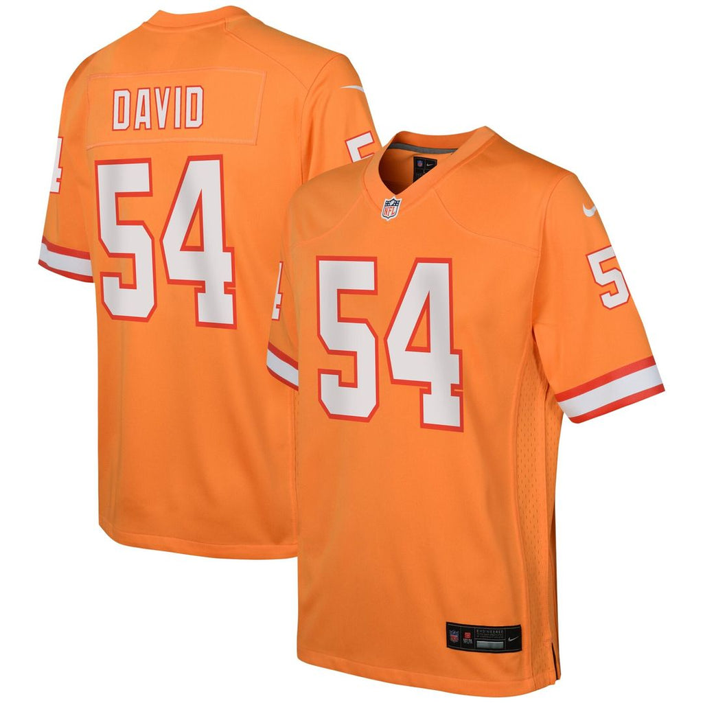 Lavonte David Tampa Bay Buccaneers Nike Youth Game Jersey - Orange Official NFL Team Apparel Football Fan Gear