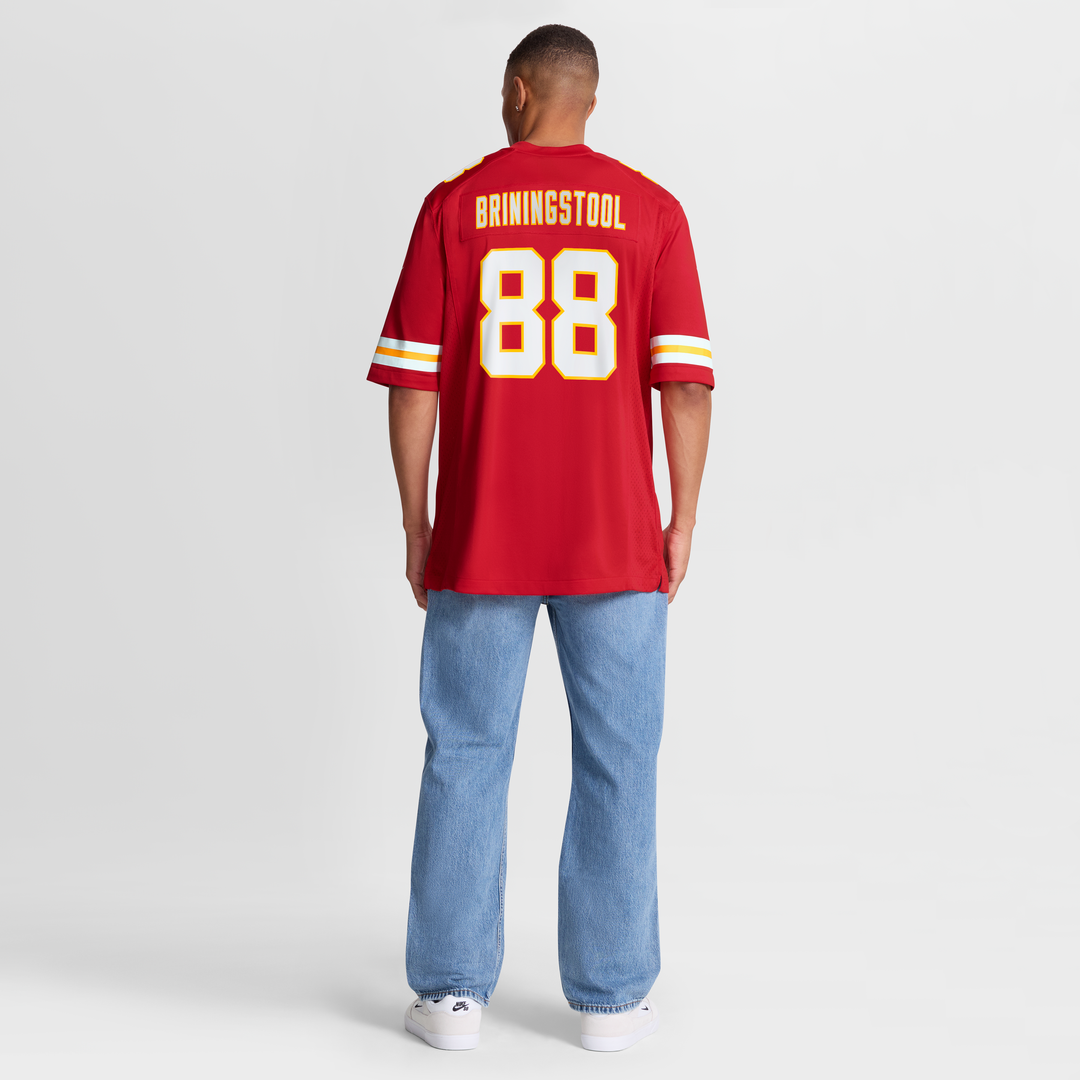 Jake Briningstool Kansas City Chiefs Nike Team Game Jersey - Red Official NFL Team Apparel Football Fan Gear