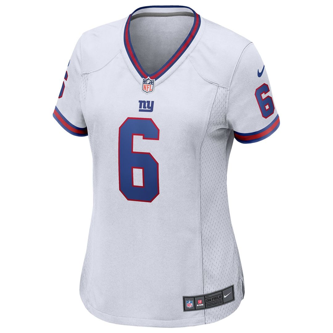 Jaxson Dart New York Giants Nike Women's Alternate Vintage White Game Jersey - White Official NFL Team Apparel Football Fan Gear