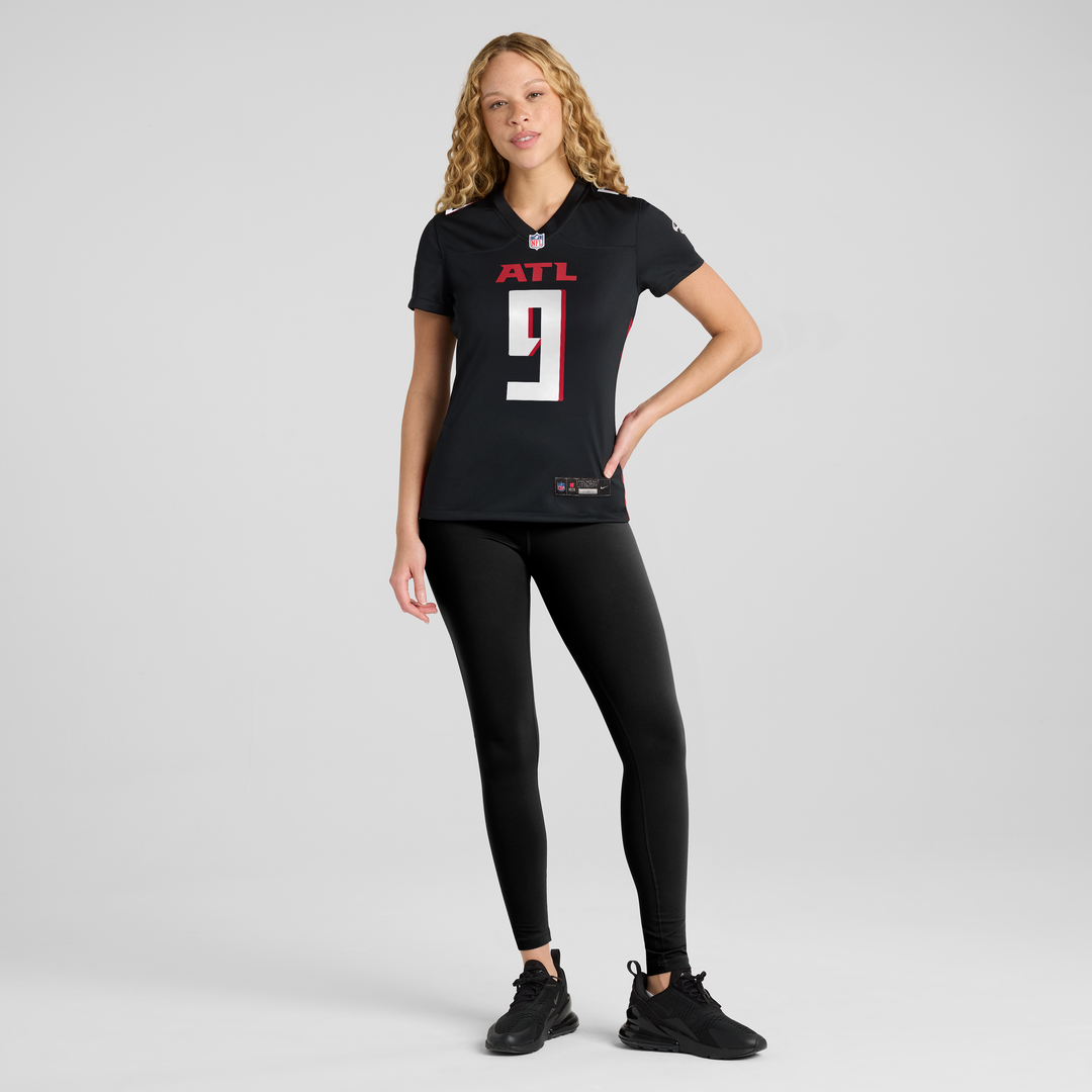 Michael Penix Jr. Atlanta Falcons Nike Women's Game Jersey - Black Official NFL Team Apparel Football Fan Gear