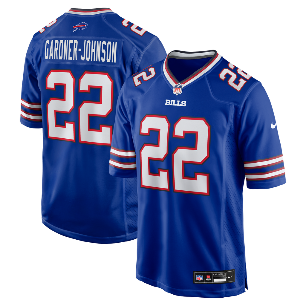Chauncey Gardner-Johnson Buffalo Bills Nike Team Game Jersey - Royal Official NFL Team Apparel Football Fan Gear