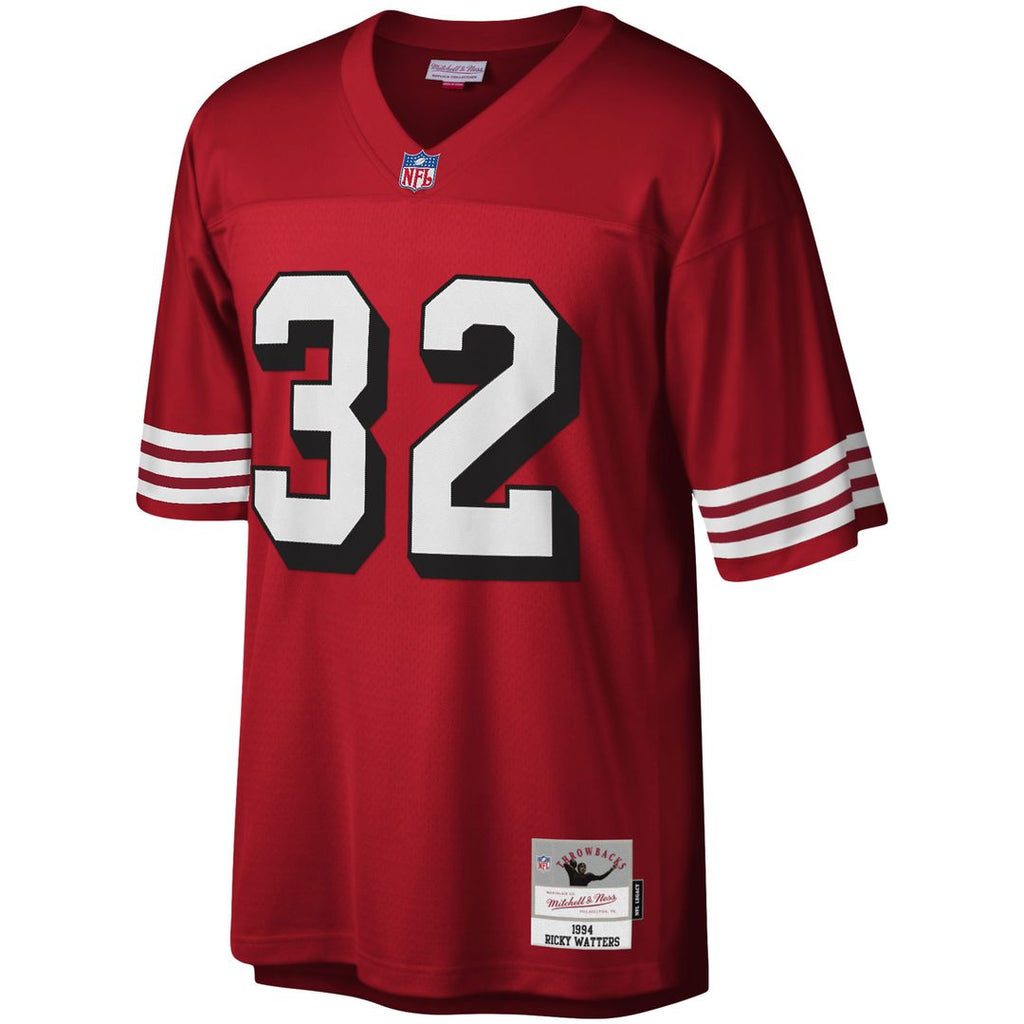 Ricky Watters San Francisco 49ers Mitchell & Ness Legacy Replica Jersey - White Official NFL Team Apparel Football Fan Gear