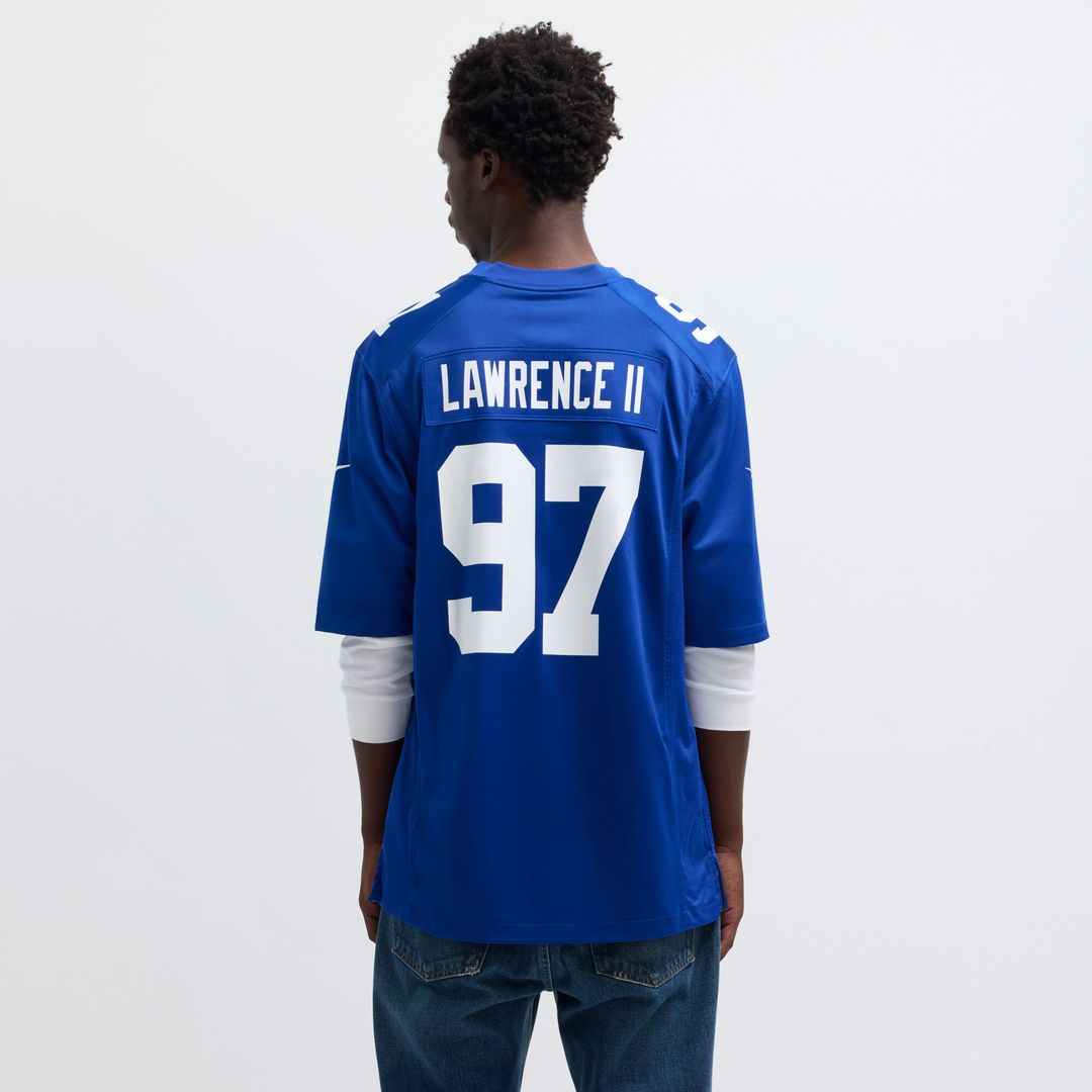 Dexter Lawrence II New York Giants Nike Team Game Player Jersey - Royal Official NFL Team Apparel Football Fan Gear