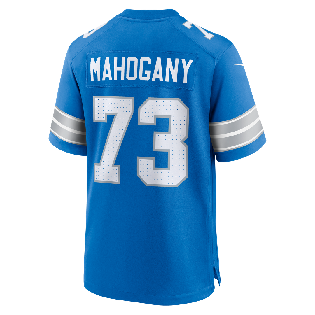 Christian Mahogany Detroit Lions Nike Team Game Jersey - Blue Official NFL Team Apparel Football Fan Gear