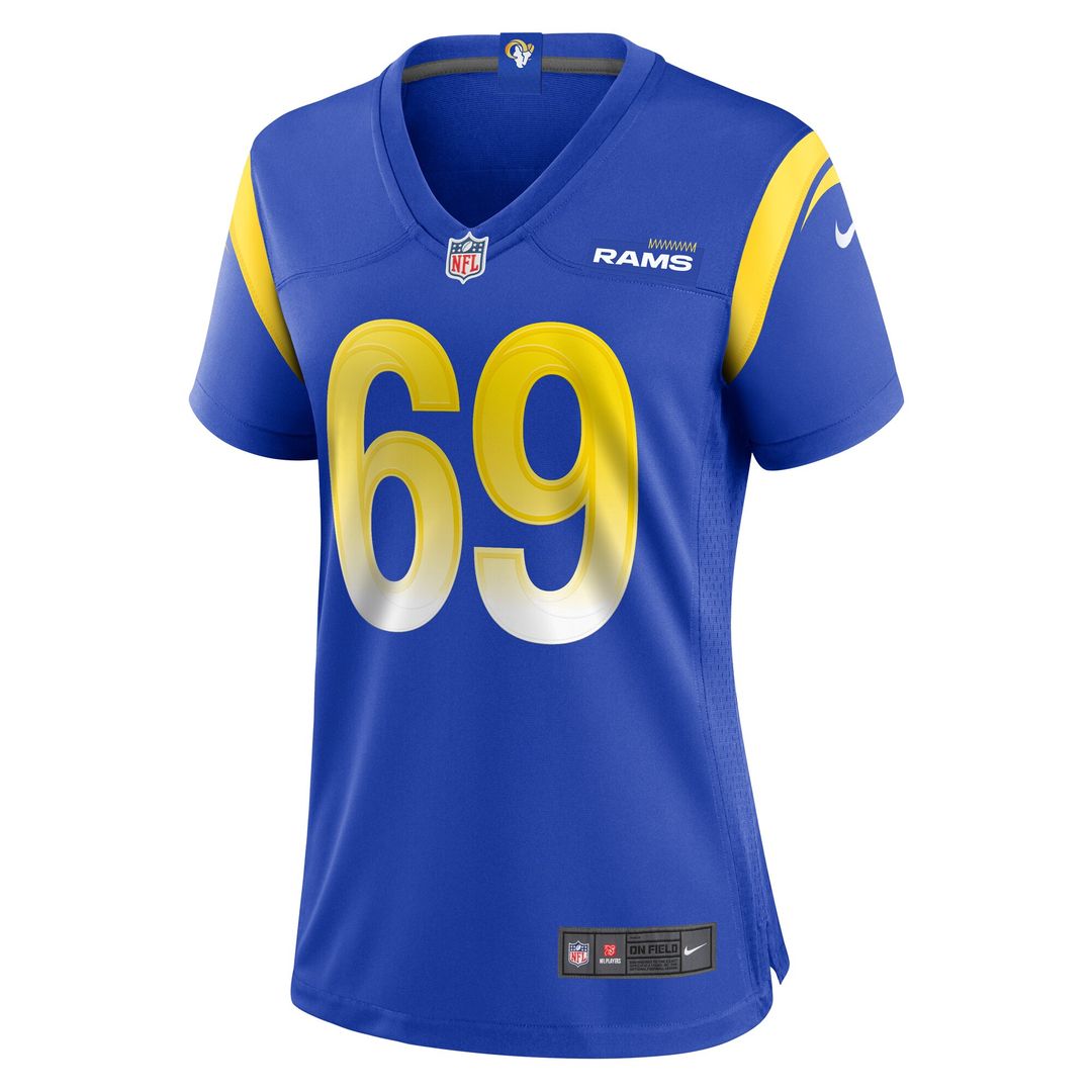 Kevin Dotson Los Angeles Rams Nike Women's Game Jersey - Royal Official NFL Team Apparel Football Fan Gear