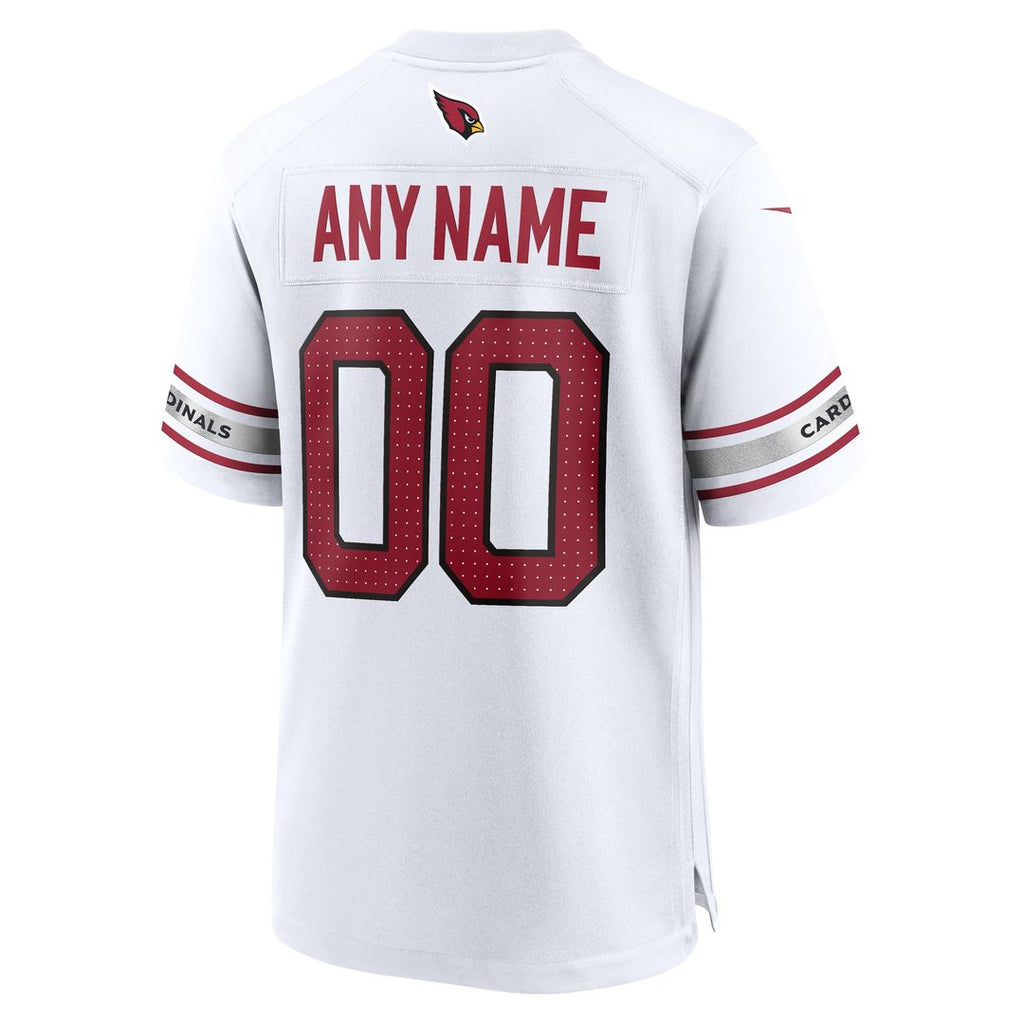 Arizona Cardinals Nike Custom Game Jersey - White Official NFL Team Apparel Football Fan Gear