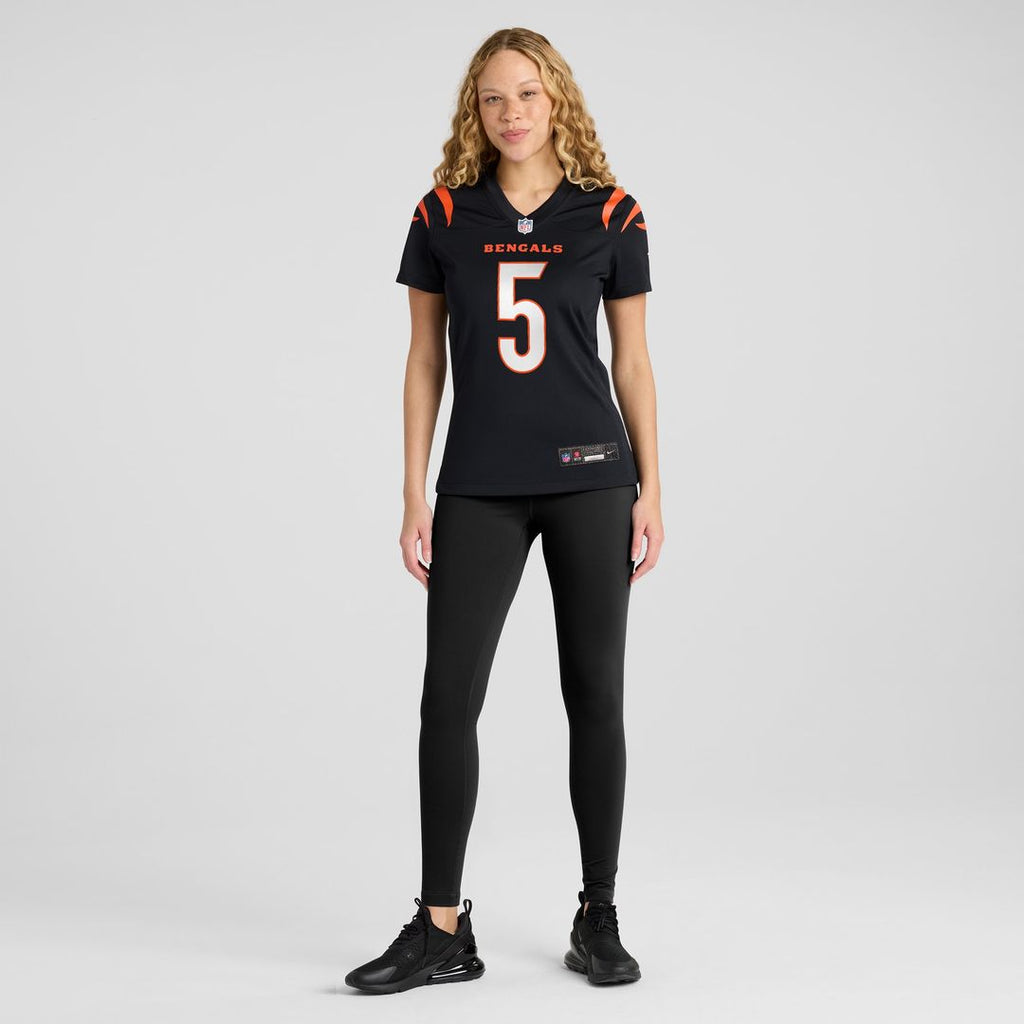 Tee Higgins Cincinnati Bengals Nike Women's Game Player Jersey - Black Official NFL Team Apparel Football Fan Gear