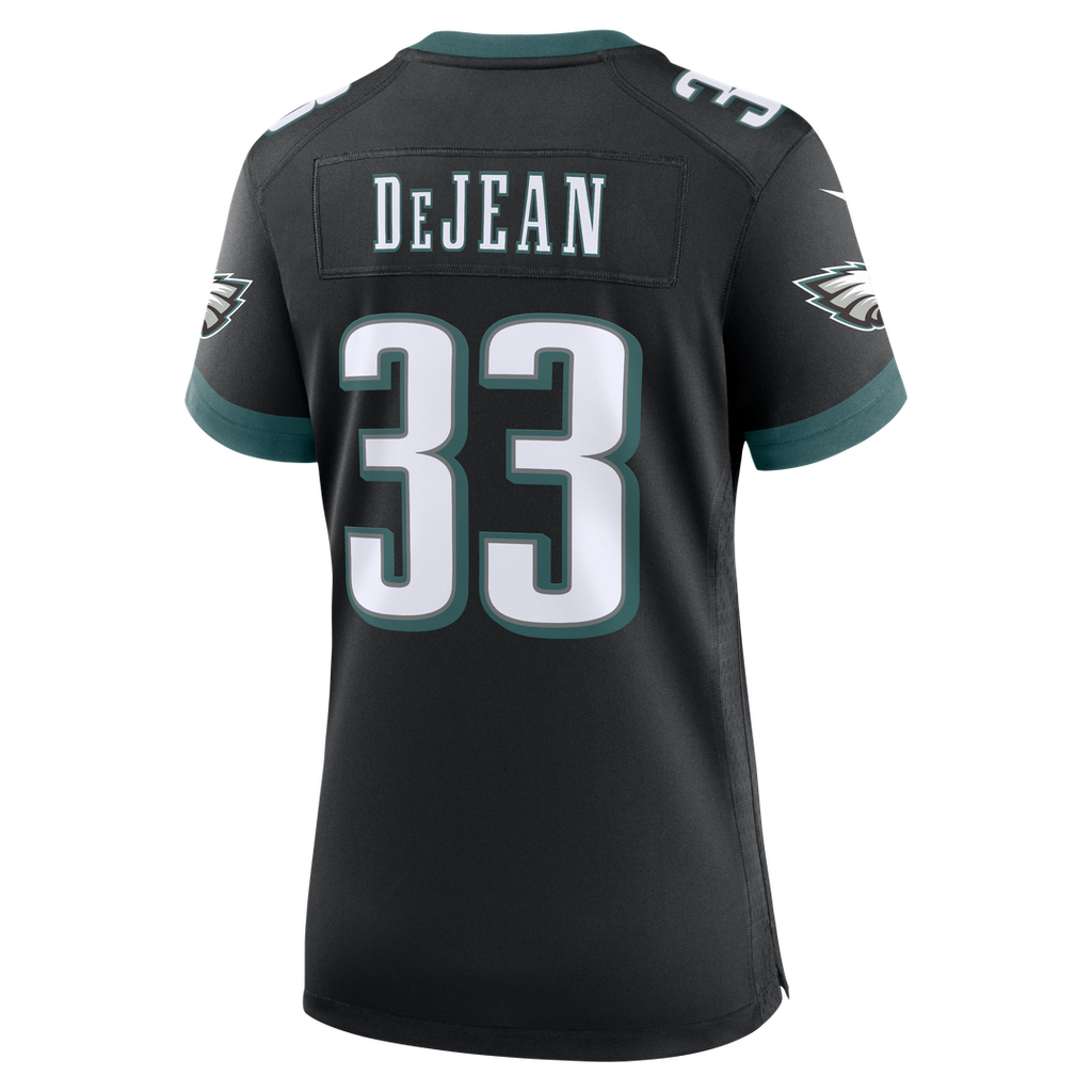 Cooper DeJean Philadelphia Eagles Nike Women's Alternate Game Jersey - Black Official NFL Team Apparel Football Fan Gear