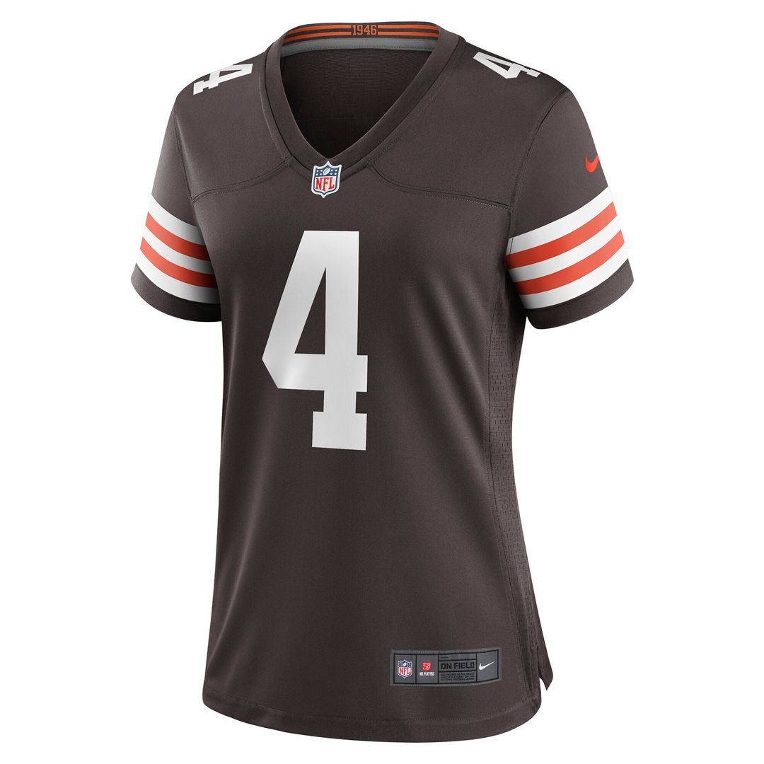 Deshaun Watson Cleveland Browns Nike Women's Player Jersey - Brown Official NFL Team Apparel Football Fan Gear