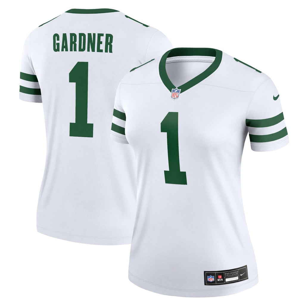 Ahmad Sauce Gardner New York Jets Nike Women's Legend Player Performance Top - Legacy White NFL Fan Gear Popular Style