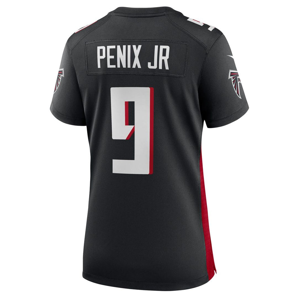 Michael Penix Jr. Atlanta Falcons Nike Women's Game Jersey - Black Official NFL Team Apparel Football Fan Gear