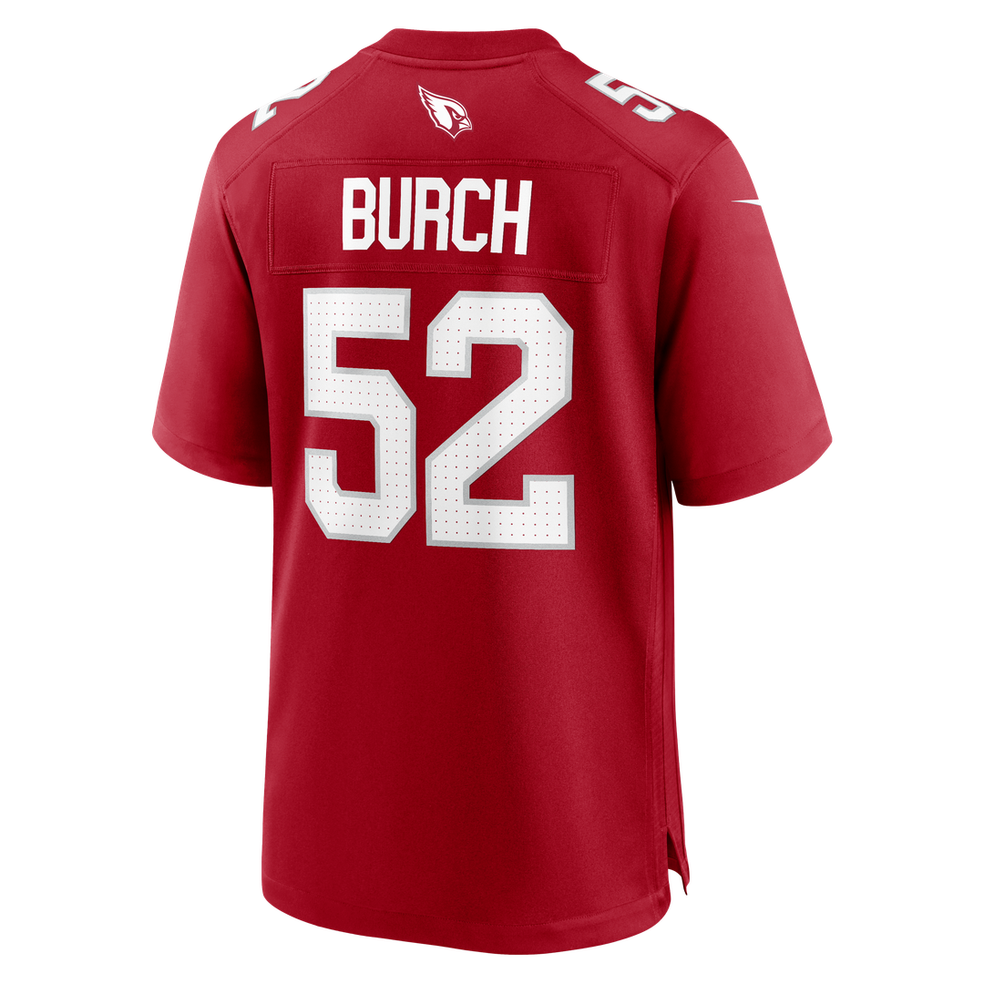 Jordan Burch Arizona Cardinals Nike Team Game Jersey - Cardinal Official NFL Team Apparel Football Fan Gear