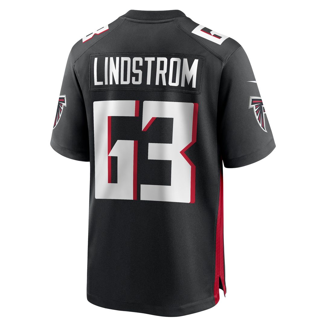 Chris Lindstrom Atlanta Falcons Nike Team Game Jersey - Black Official NFL Team Apparel Football Fan Gear