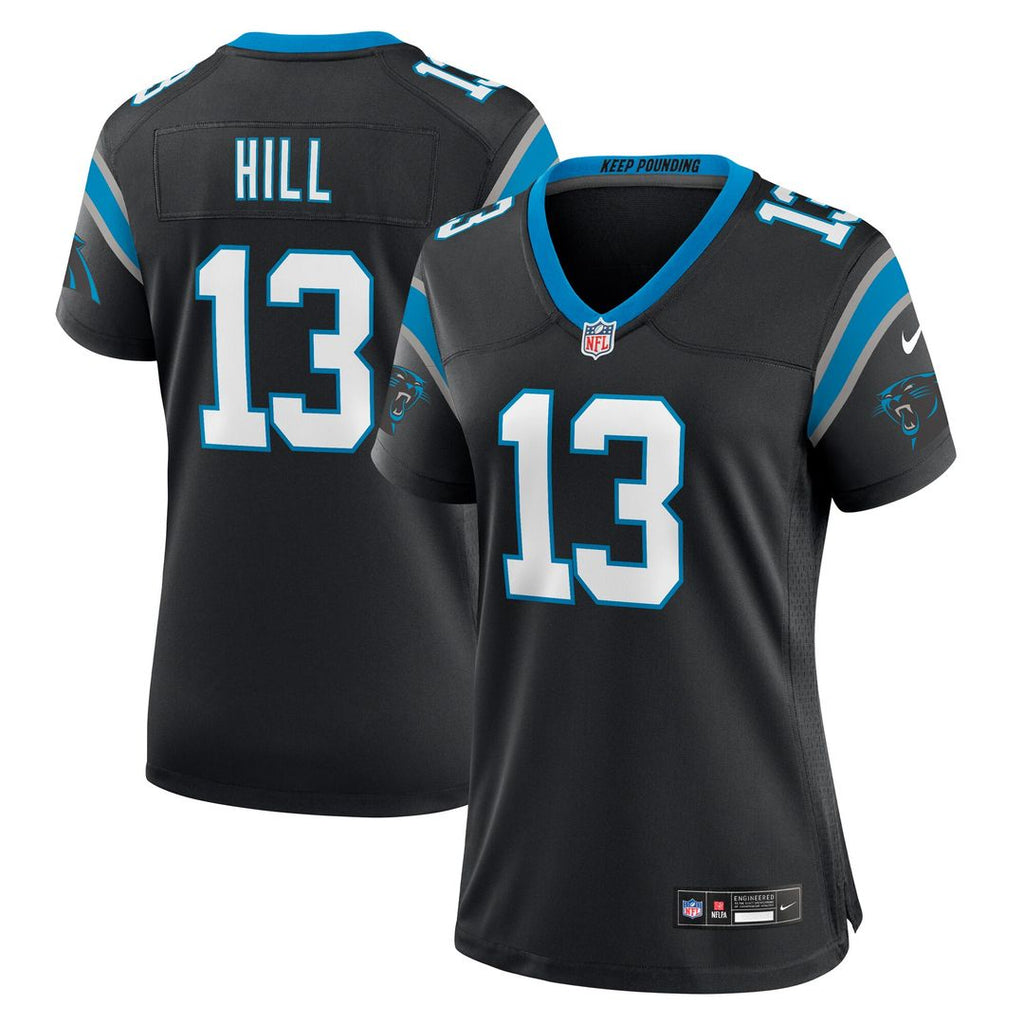 Troy Hill Carolina Panthers Nike Women's Team Game Jersey - Black Official NFL Team Apparel Football Fan Gear