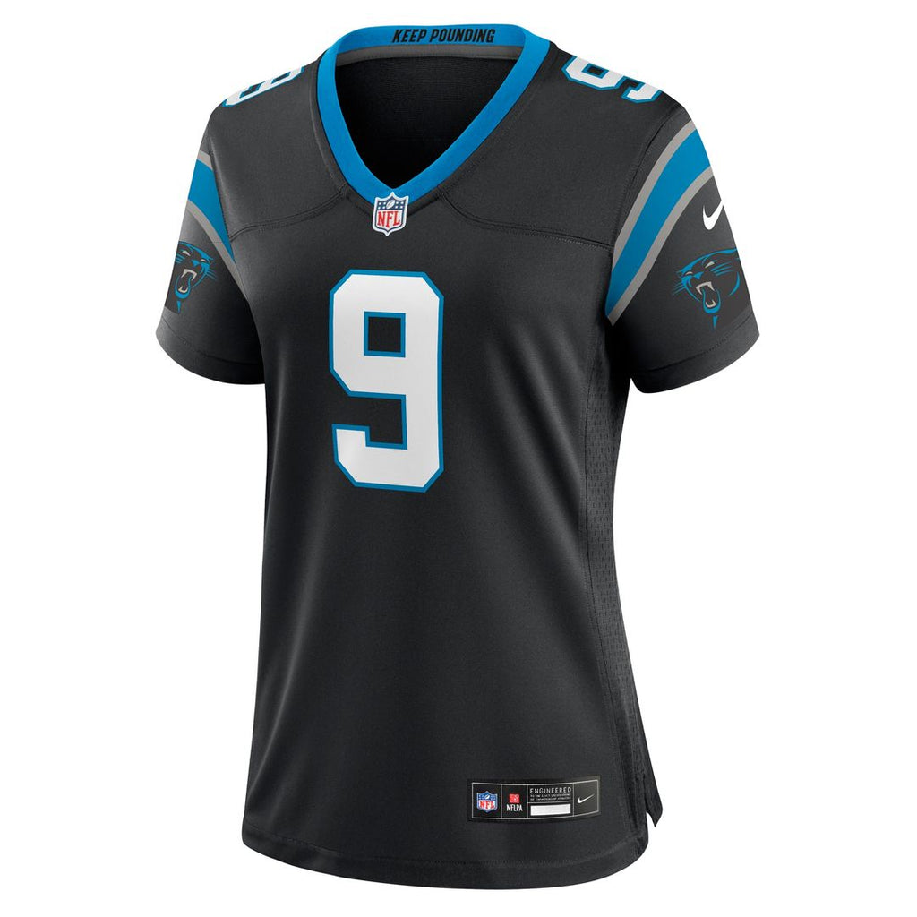 Bryce Young Carolina Panthers Nike Women's Team Game Jersey - Black Official NFL Team Apparel Football Fan Gear