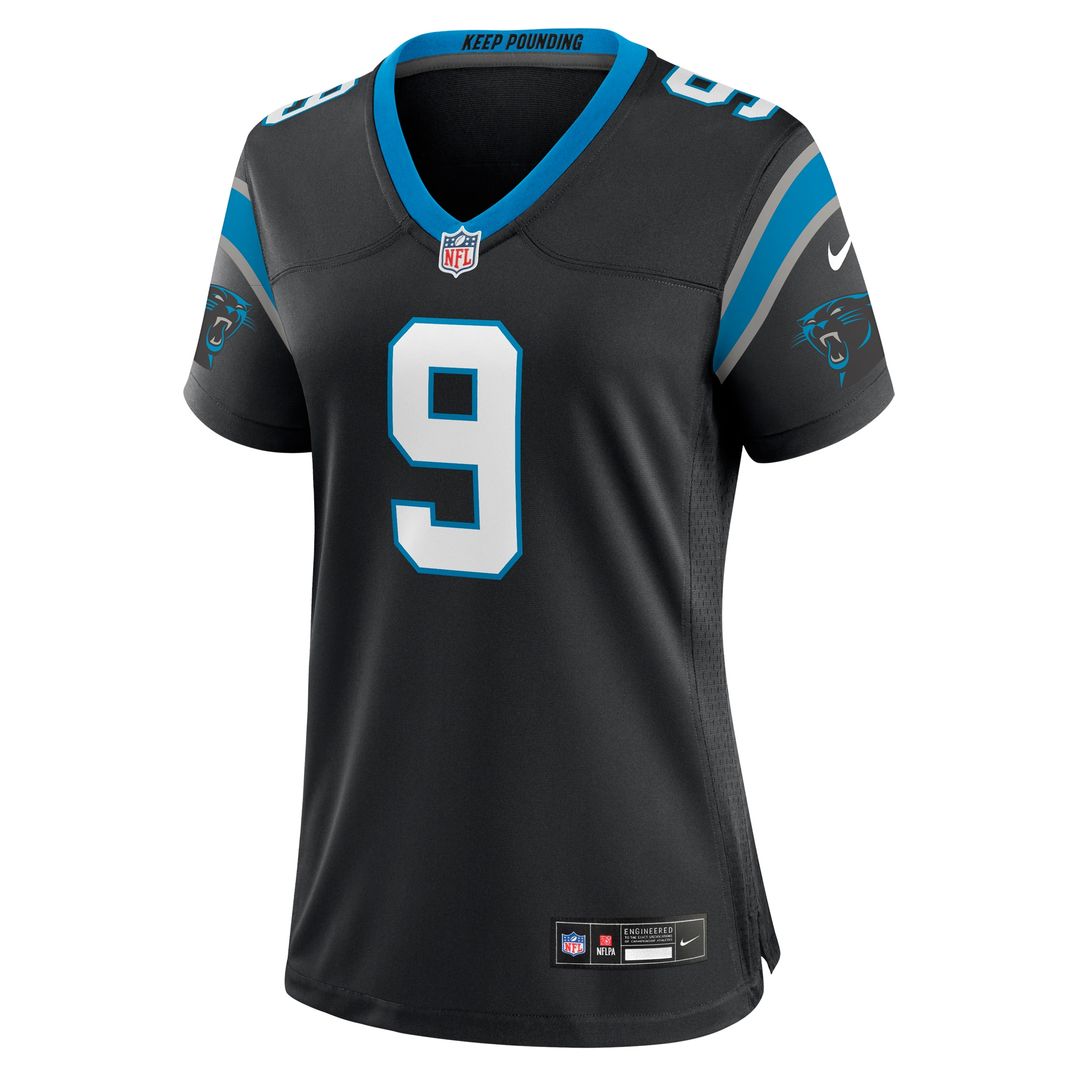 Bryce Young Carolina Panthers Nike Women's Team Game Jersey - Black Official NFL Team Apparel Football Fan Gear