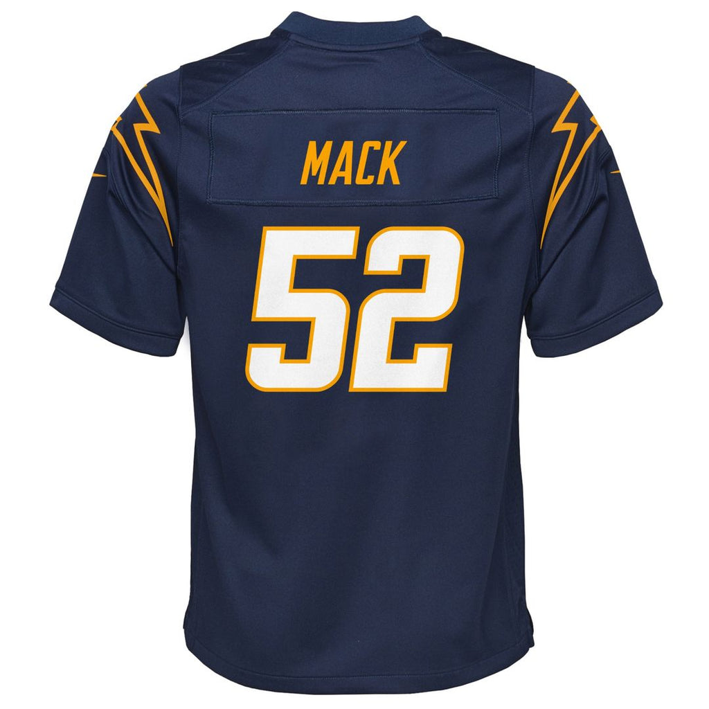 Khalil Mack Los Angeles Chargers Nike Youth Game Jersey - Navy Official NFL Team Apparel Football Fan Gear