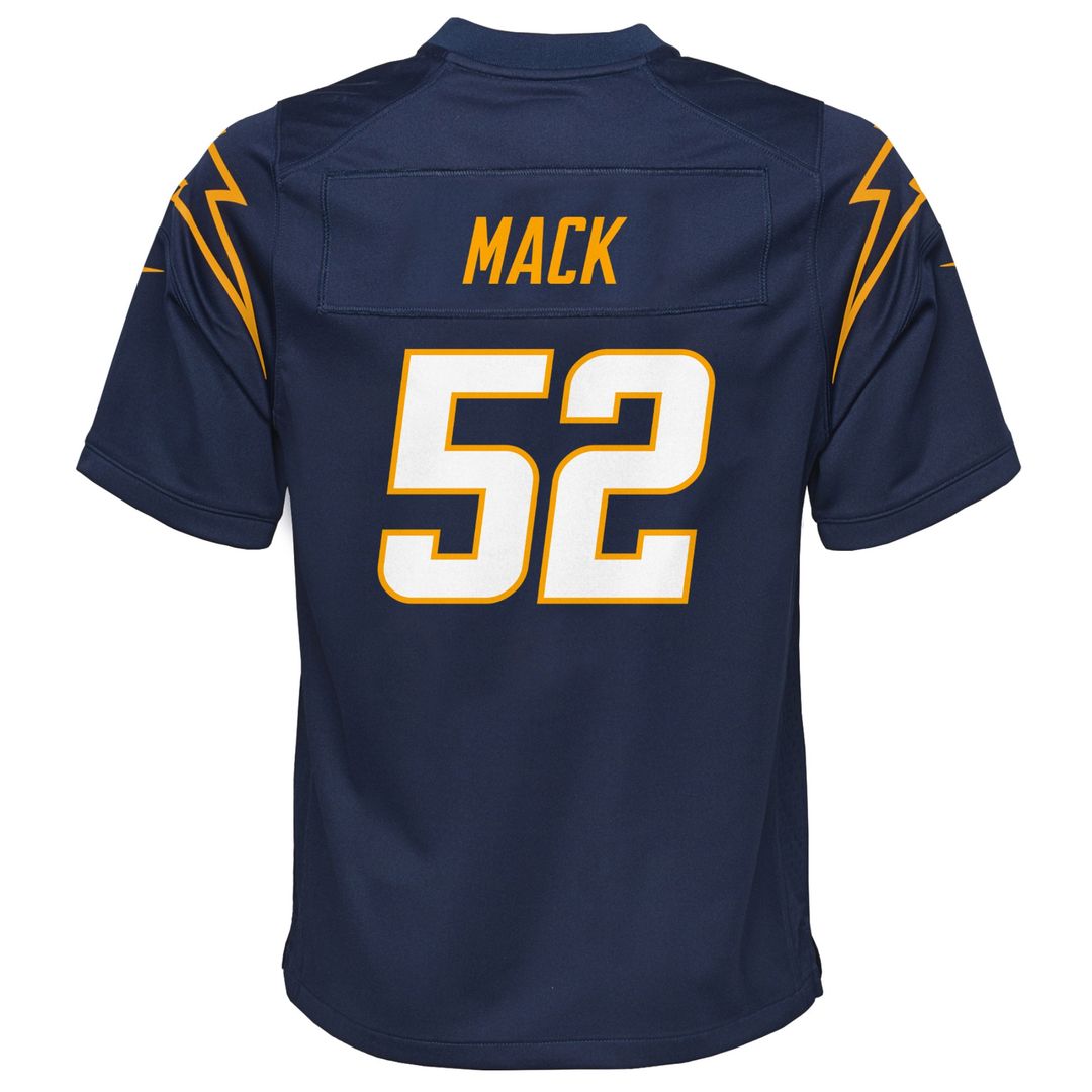 Khalil Mack Los Angeles Chargers Nike Youth Game Jersey - Navy Official NFL Team Apparel Football Fan Gear