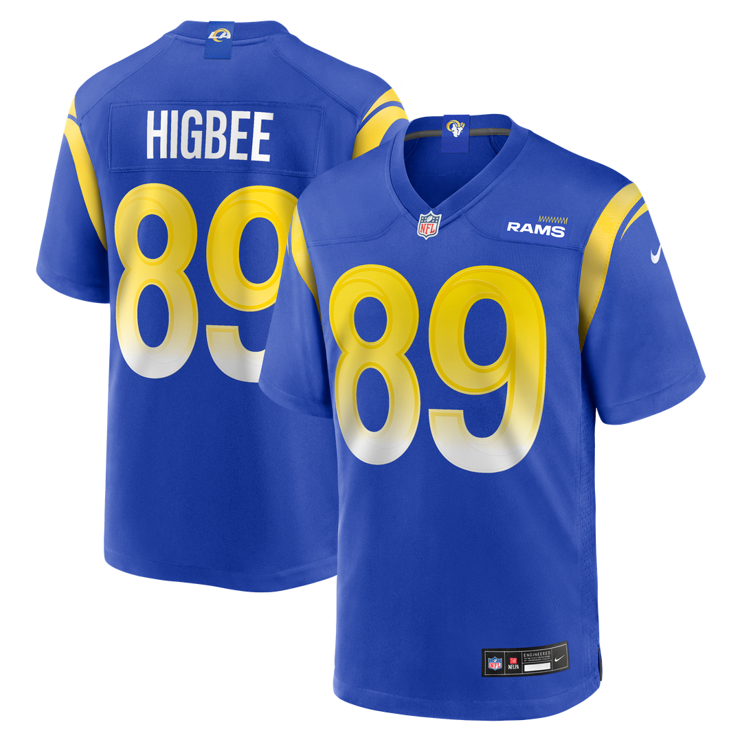 Tyler Higbee Los Angeles Rams Nike Game Player Jersey - Royal Official NFL Team Apparel Football Fan Gear