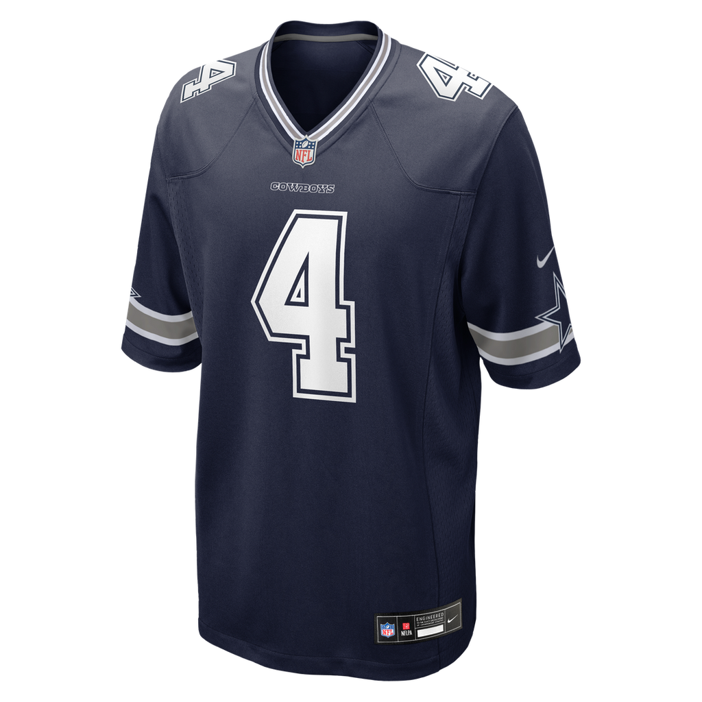 Dak Prescott Dallas Cowboys Nike Game Team Jersey - Navy Official NFL Team Apparel Football Fan Gear