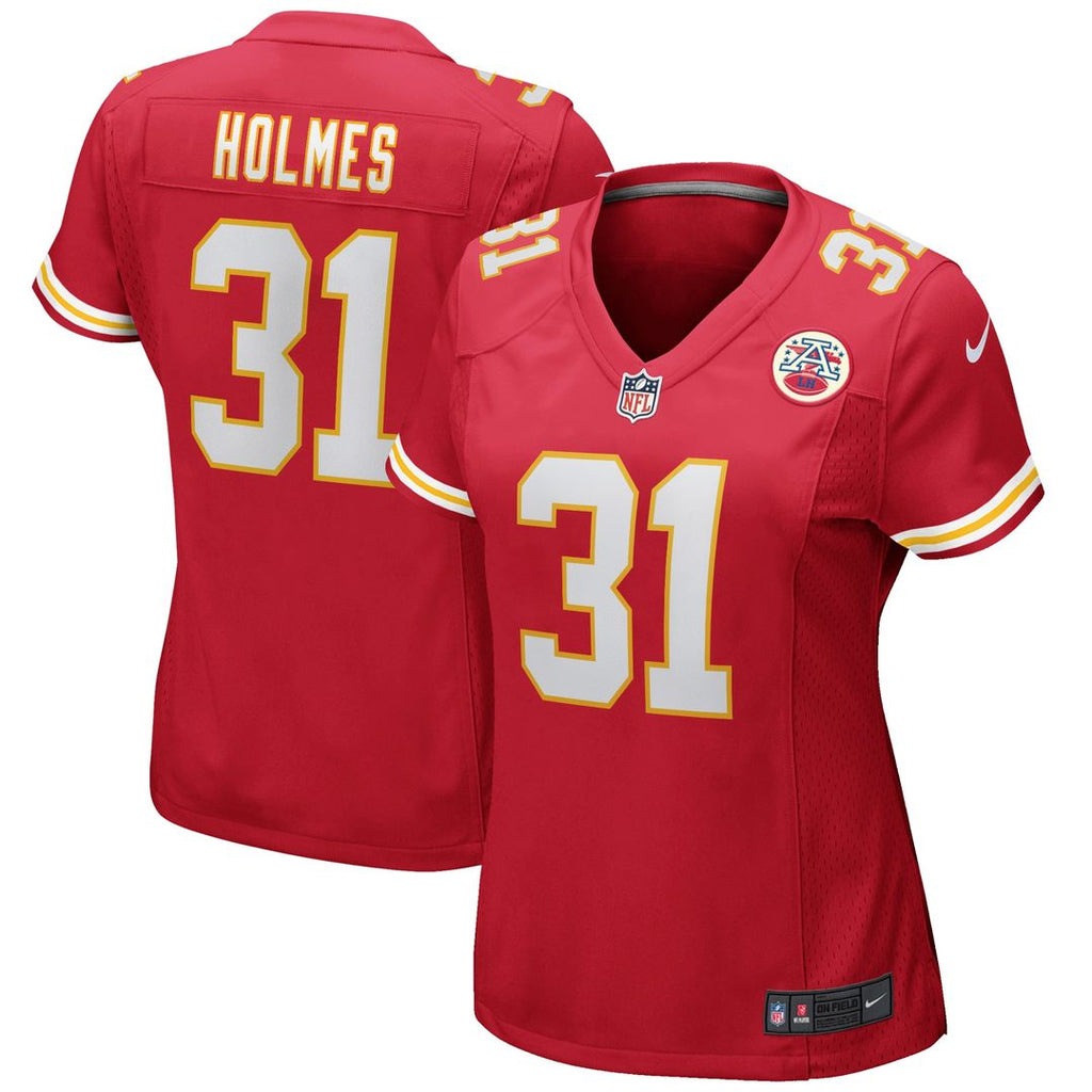 Priest Holmes Kansas City Chiefs Nike Women's Game Retired Player Jersey - Red Official NFL Team Apparel Football Fan Gear