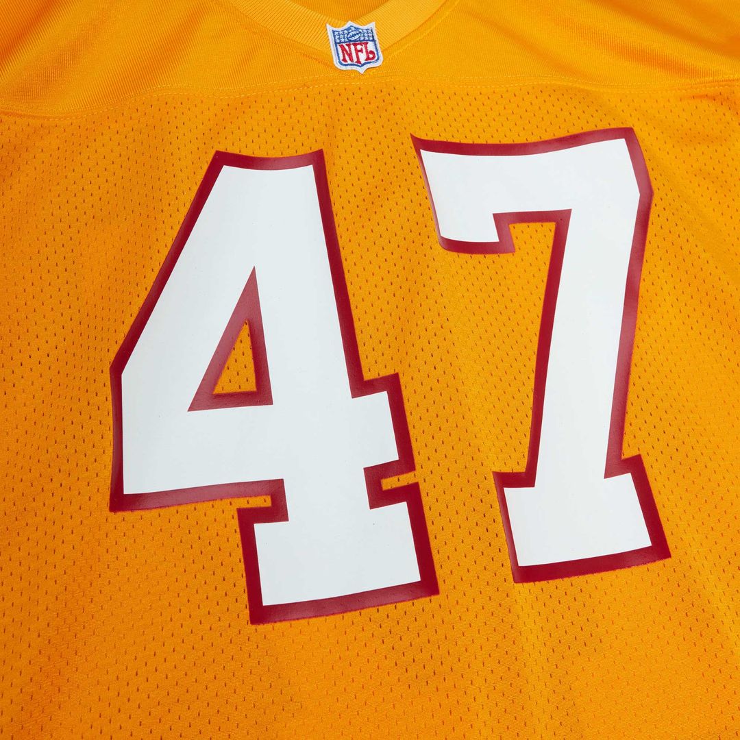 John Lynch Tampa Bay Buccaneers 1993 Mitchell & Ness Authentic Throwback Retired Player Jersey - Orange Official NFL Team Apparel Football Fan Gear