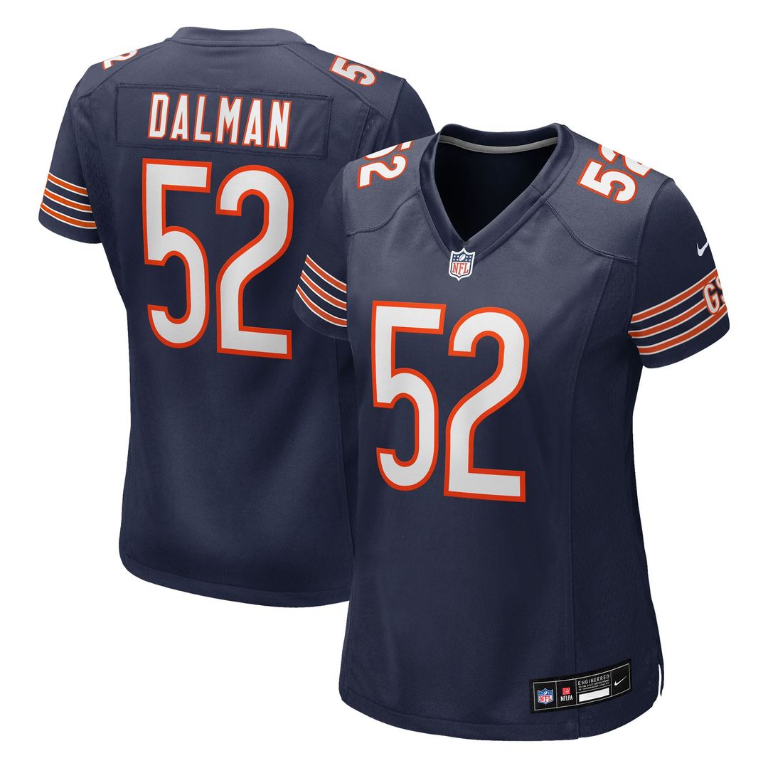 Drew Dalman Chicago Bears Nike Women's Team Game Jersey - Navy Official NFL Team Apparel Football Fan Gear