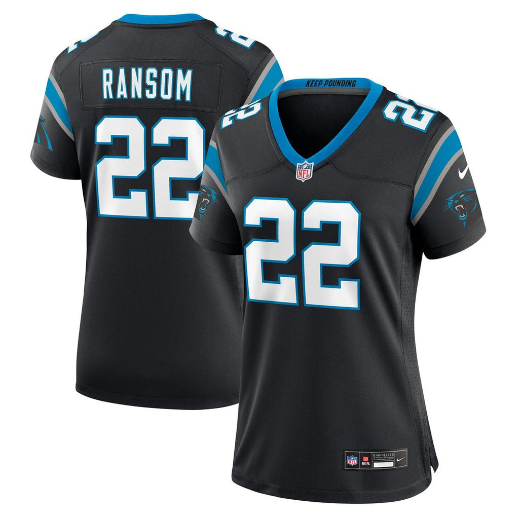 Lathan Ransom Carolina Panthers Nike Women's Team Game Jersey - Black Official NFL Team Apparel Football Fan Gear