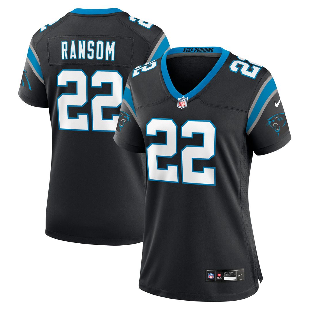 Lathan Ransom Carolina Panthers Nike Women's Team Game Jersey - Black Official NFL Team Apparel Football Fan Gear