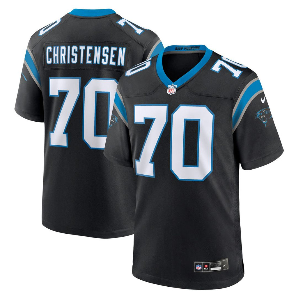 Brady Christensen Carolina Panthers Nike Team Game Jersey - Black Official NFL Team Apparel Football Fan Gear