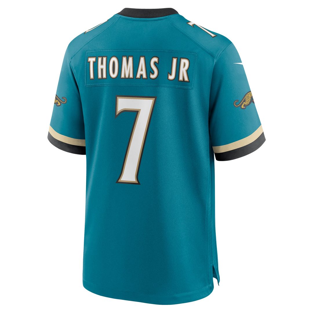 Brian Thomas Jr. Jacksonville Jaguars Nike Alternate Game Jersey - Teal Official NFL Team Apparel Football Fan Gear
