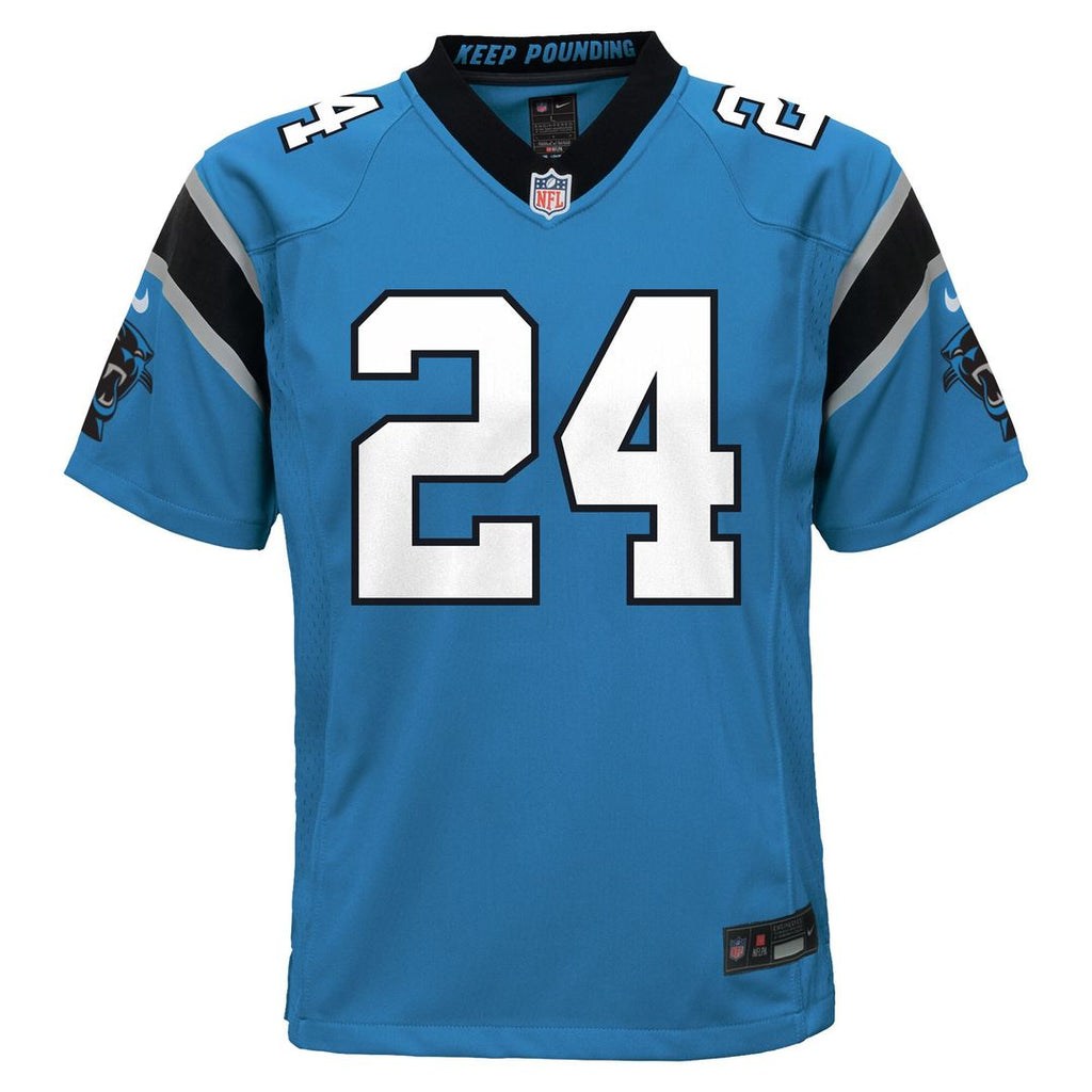 Jonathon Brooks Carolina Panthers Nike Youth Game Jersey - Blue Official NFL Team Apparel Football Fan Gear