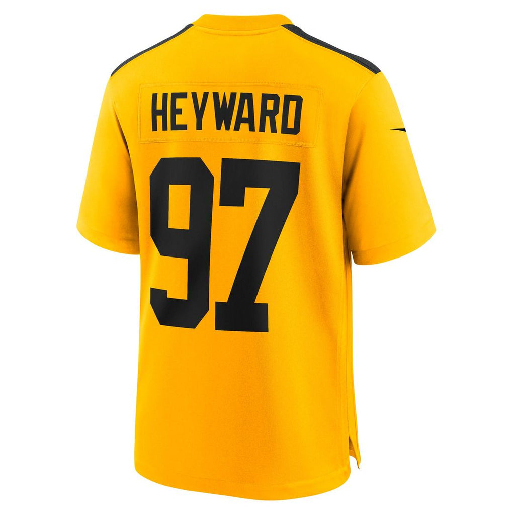 Cameron Heyward Pittsburgh Steelers Nike Alternate 1933 Throwback Game Jersey - Gold Official NFL Team Apparel Football Fan Gear