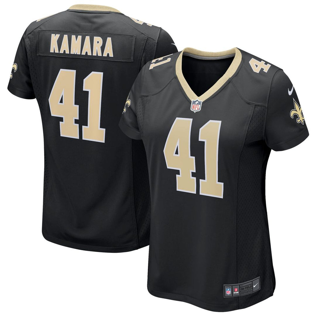Alvin Kamara New Orleans Saints Nike Women's Game Jersey - Black Official NFL Team Apparel Football Fan Gear