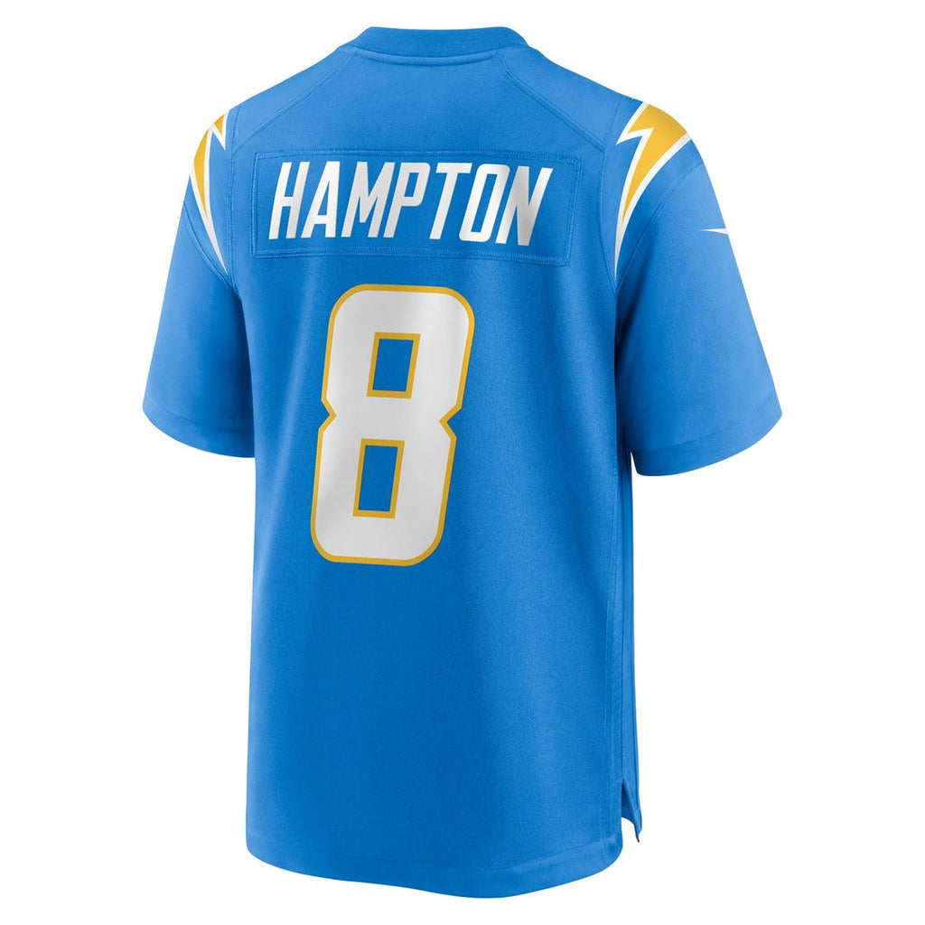 Omarion Hampton Los Angeles Chargers Nike Game Player Jersey - Powder Blue Official NFL Team Apparel Football Fan Gear