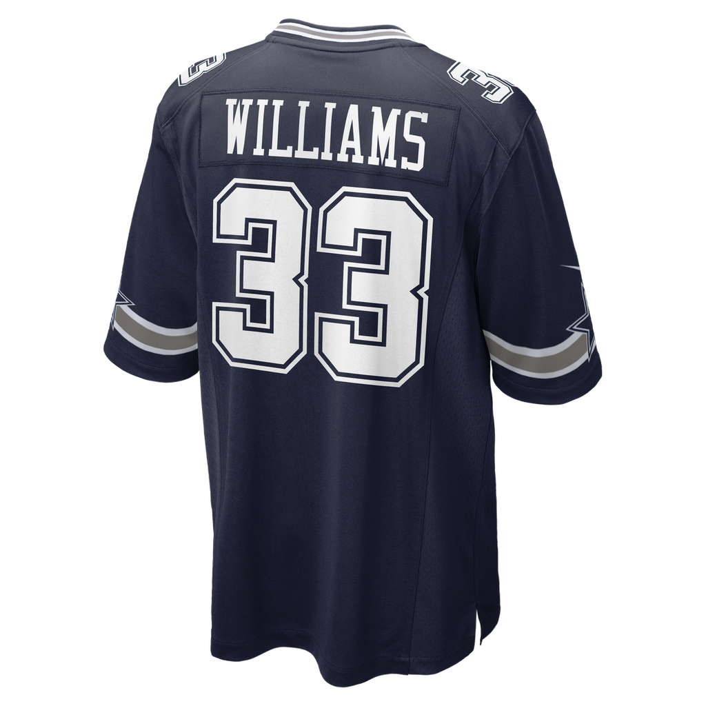 Javonte Williams Dallas Cowboys Nike Team Game Jersey - Navy Official NFL Team Apparel Football Fan Gear